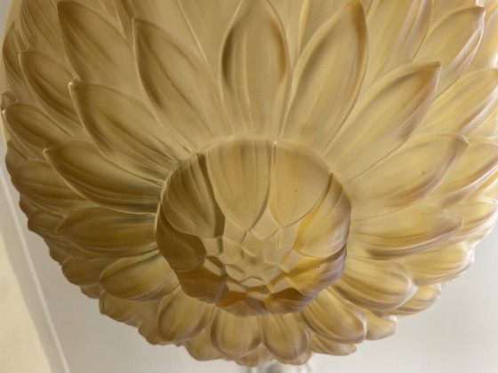 Image 1 of Hanglamp Schaallamp Lamp Art Deco 1930 Model Artisjok Frans