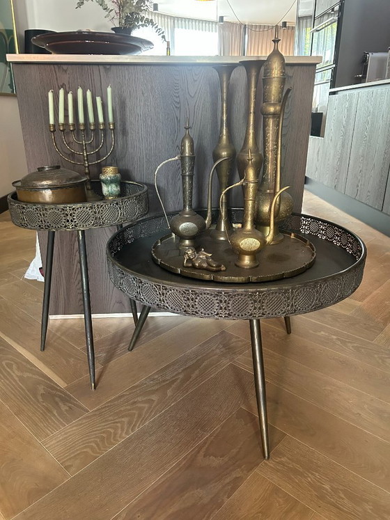 Image 1 of Mica Decorations Beistelltisch „Lagune“ – rund – Bronze