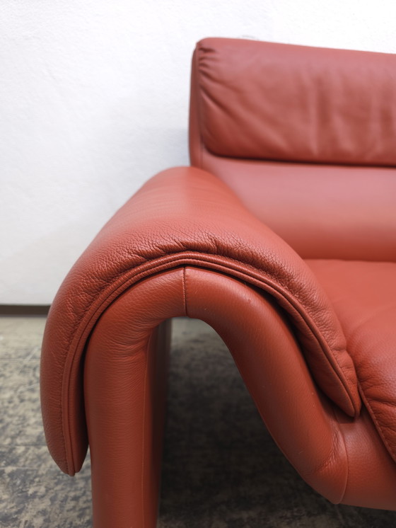 Image 1 of De Sede ds 2011 Divano di design a due posti in pelle divano divano desede