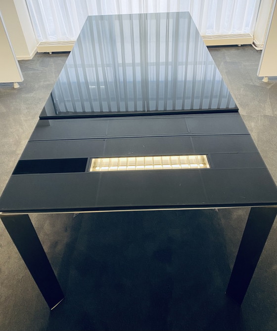 Eettafel Glas/Rvs Onderstel – Dining tables (photo 3 of 5)