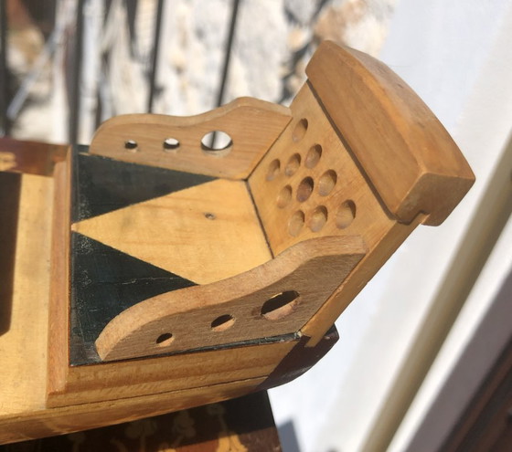 Image 1 of Gondole miniature musicale et porte-cigarettes, début 1960, Sorrente, Italie