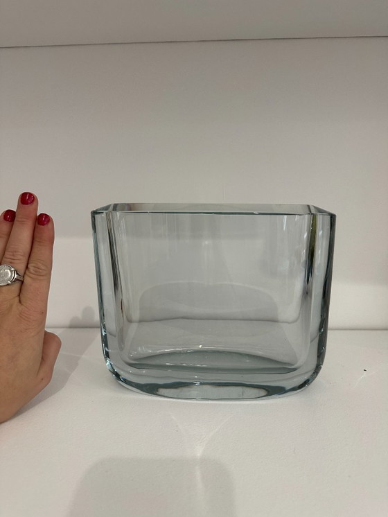 Image 1 of Dikke glazen vaas - Minimalistisch en eigentijds ontwerp