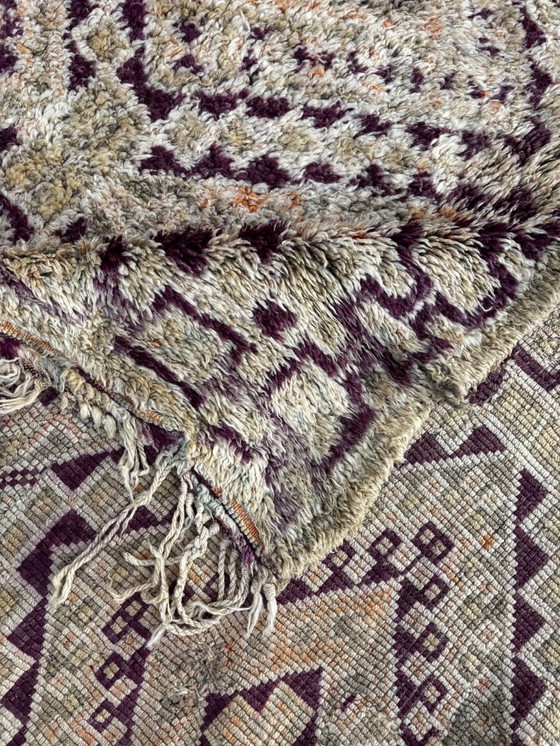 Image 1 of Vintage Moroccan Boujad Rug 200 x 320 cm – Handwoven Berber Wool Carpet – Excellent Condition
