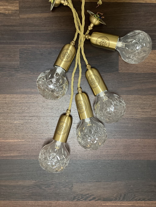 Lee Broom Crystal Bulb Brushed  Brass (5x)