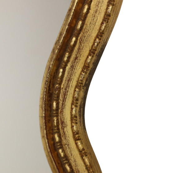 Kleiner Deknudt Wappenspiegel Blattgold Vergoldet Barock Stil 45cm – Glass, Wood (photo 14 of 18)