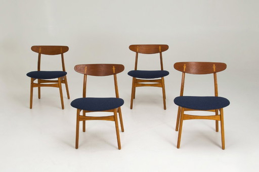 Set di 4 sedie da pranzo 'Ch30' di Hans J. Wegner