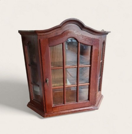 Hollandse klassieke hangvitrine 1970 