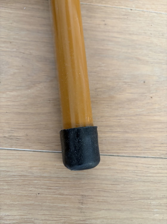 Image 1 of Dikmeyer Stahlhocker mit Eichensitzfläche