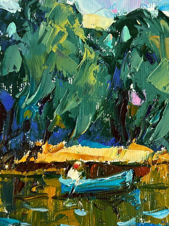 Image 1 of On a Boat by a Quiet River