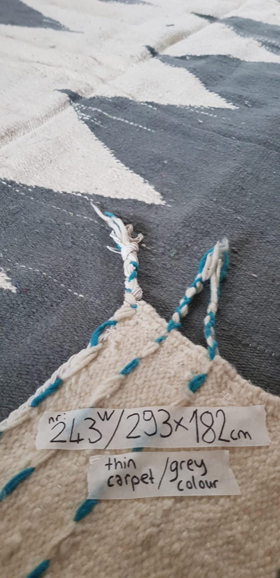 Image 1 of Handgeknoopt Berber kleed wol 293x182cm