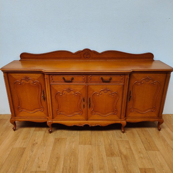 Image 1 of Vintage country Louis wall cupboard buffet cupboard dresser chest of drawers