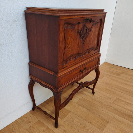 Image 1 of Meuble bar ancien, meuble à boissons, petit meuble bar