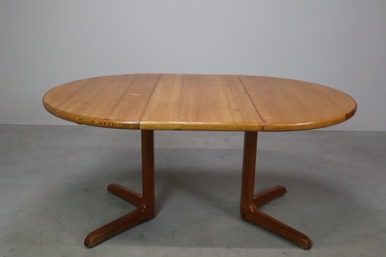 Image 1 of Scandinavian solid pine extendable dining table