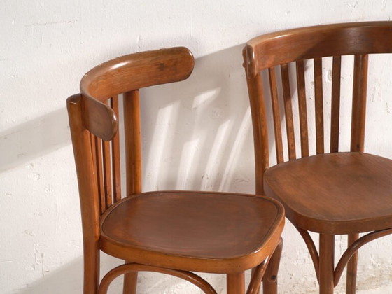Antique armchairs in TON bentwood – Czechoslovakia, circa 1960 #3 (photo 13 of 40)