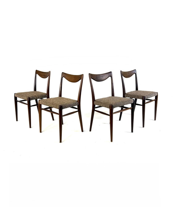 Image 1 of 4 sedie da pranzo restaurate, Rastad & Relling '60