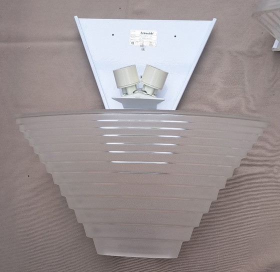 Image 1 of Set of (7) wall lights designed by Angelo Mangiarotti for Artemide, 1980