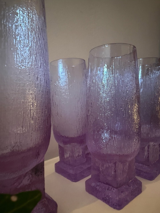 Bicchieri vintage in vetro alessandrite per barware italiano – Bicchieri e caraffe (photo 5 of 8)