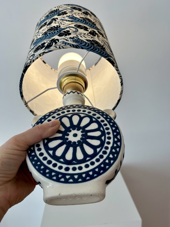 Image 1 of Dekorative Tischlampe - kabellos für Regal oder Sideboard 