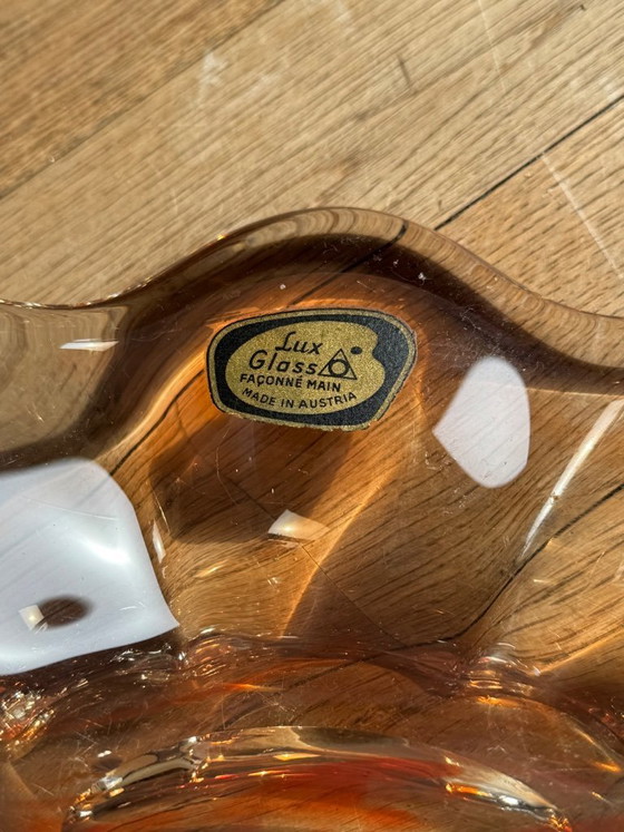 Image 1 of Vintage Lux Glass Austria Centerpiece / Bowl – 1960s