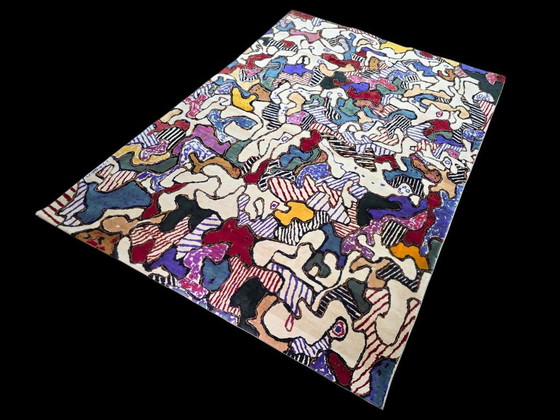 Alfombra Jean Dubuffet Opéra Bobèche | Alfombra artística de lana anudada a mano (290 x 200 cm) – Wool (photo 4 of 9)