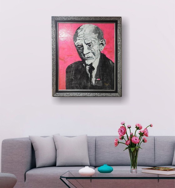 Image 1 of Portrait Karl Valentin Kunst Gemälde Pop Art