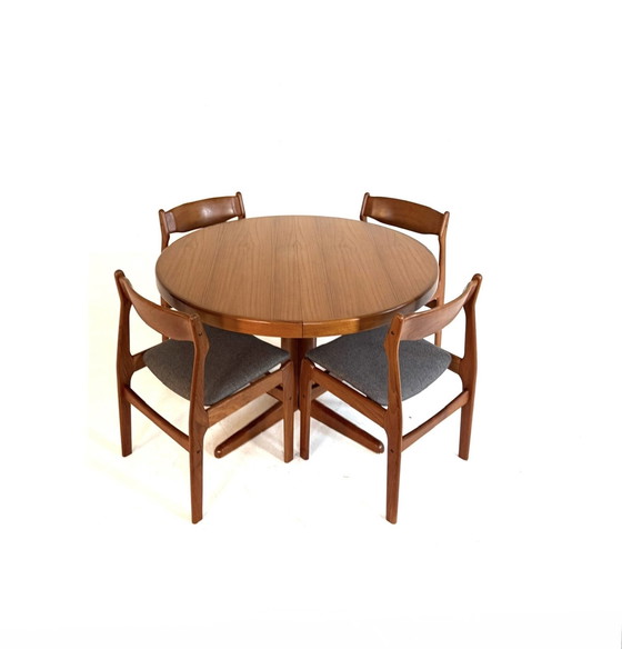 Image 1 of Tavolo da pranzo allungabile vintage danese, Bramin '70