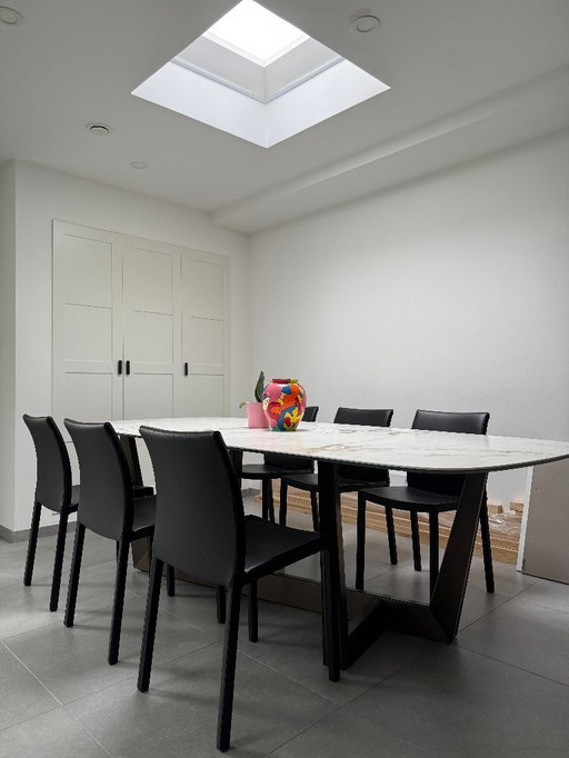 6x Bonaldo Italia Design Dining Chairs