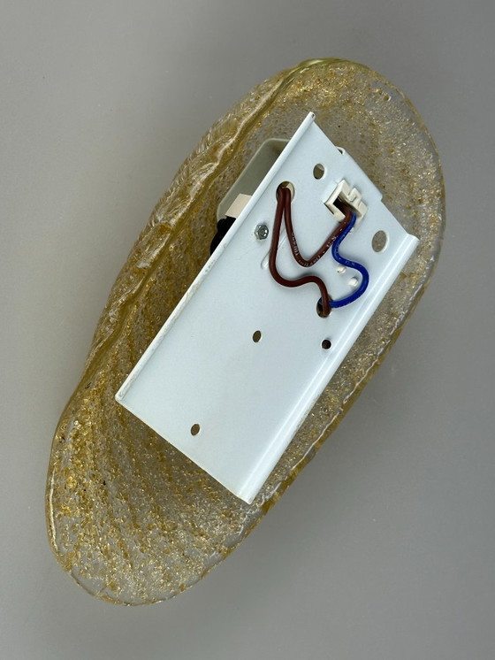 Image 1 of Lampada da parete anni '60 e '70, in vetro e ottone, design spaziale