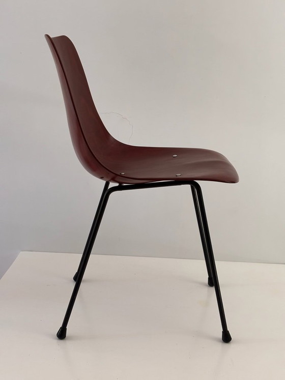 2 Pierre Paulin CM131 stoelen, Thonet Vintage editie – Eetkamerstoelen, Wood (photo 4 of 13)