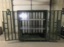 Original military safe - High Value Asset Security Cage - unique industrial eye-catcher!