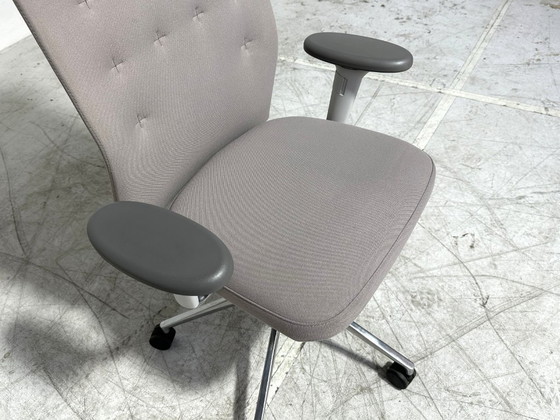 Poltrona direzionale Vitra ID Trim L - Antonio Citterio - Condizioni perfette - Poggiatesta e alluminio (photo 6 of 7)