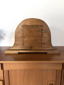Vintage eikenhouten pendule klok, Art Nouveau ‘73