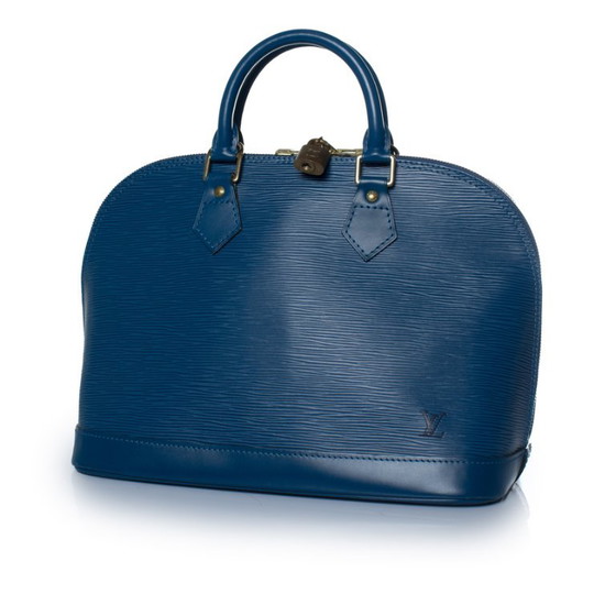 Louis Vuitton, borsa Alma Epi in pelle blu – Borse a mano, Calfskin (photo 3 of 12)