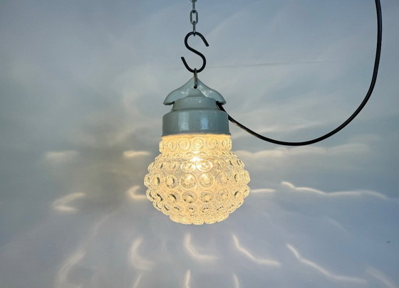 Image 1 of Lampada a sospensione vintage in porcellana bianca, anni '70