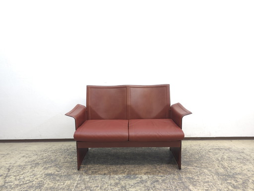 Matteo Grassi Korium Zweisitzer Designersofa Ledersofa Couch – 2 zitsbanken, Leather (photo 2 of 15)