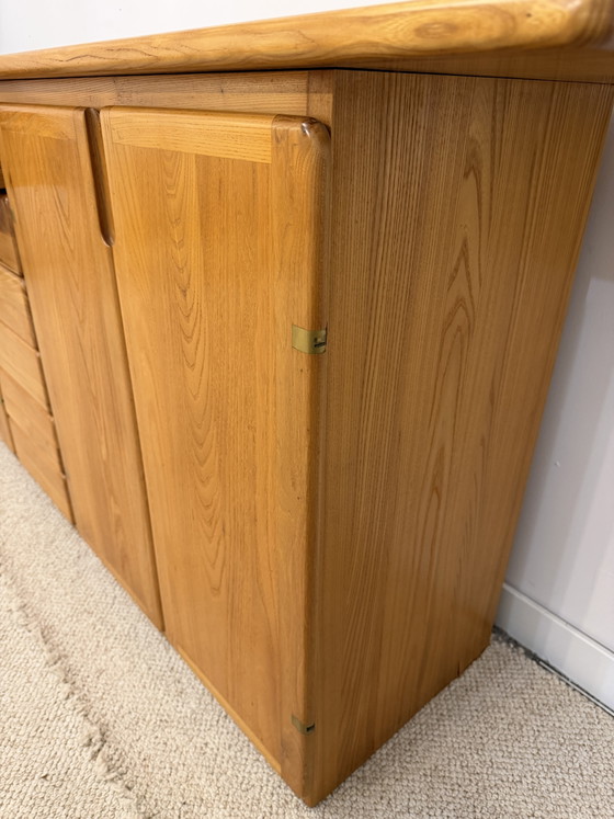 Romanutti Elm Sideboard – Italy, 1978 – High Boards, Wood (photo 7 of 11)