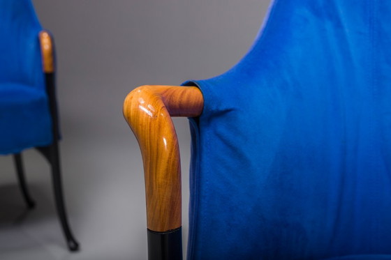 Image 1 of  Italiaanse Alcantara Project Fauteuils van Umberto Asnago voor Giorgetti/Progetti, jaren 1980, Set van 3