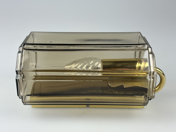 Image 1 of 60s 70s aplique Glashütte Limburg Alemania vidrio y metal Age Design