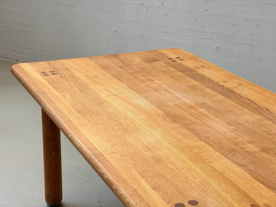 Vintage Solid Wood Table - Ash - 1970s – Dining tables (photo 3 of 9)