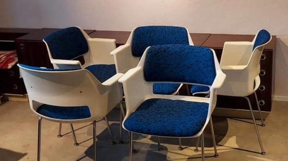 Image 1 of Set Of 10 Gispen 2225 Chairs