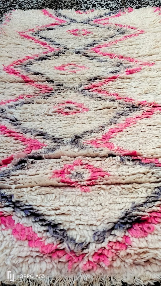 Image 1 of Handgeknoopt Berber kleed wol 189x80cm