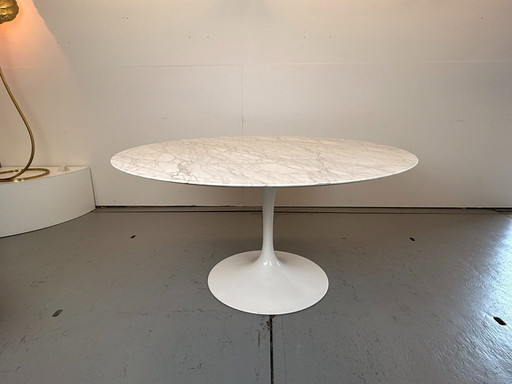 Table de salle à manger en marbre Eero Saarinen Knoll, années 1960