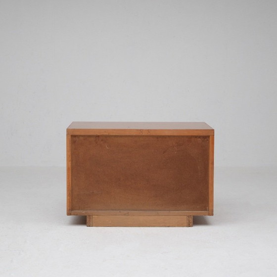 Image 1 of Coppia di comodini in legno con maniglie in ottone