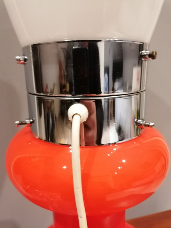 Image 1 of Lampe de table massive en verre Birillo