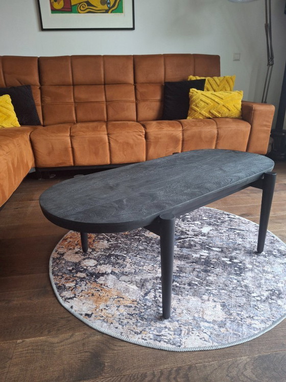 Image 1 of Tavolino robusto 120x60cm in legno di mango e metallo, nuovo