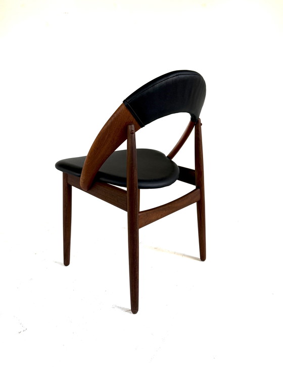 Image 1 of 4x gerestaureerde eetkamerstoel, Arne Hovmand Olsen ‘60