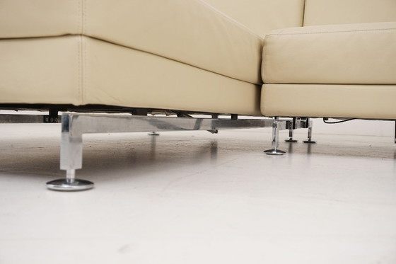 Image 1 of Canapé-lit multifonctionnel en cuir beige Moule de Brühl & Sippold