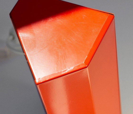 Image 1 of Lámpara de mesilla de noche naranja Elidus, de metal, diseñada por Hans-Agne Jakobsson en la década de 1970.