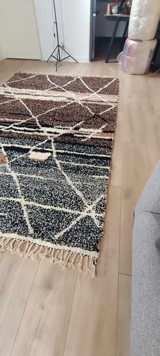 Tappeto berbero in lana vergine marocchino - 302 x 200 cm 300 x 200 m Tipo B12.5