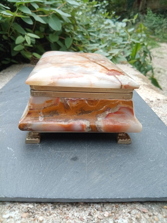 Onyx jewelry box 1960s – Decorative Objects, Stone (photo 7 of 9)